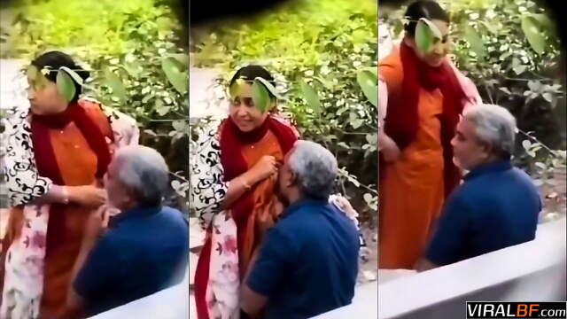 Desi Bahu Sasur Mms Risky Outdoor Romance On A Hidden Park Bench