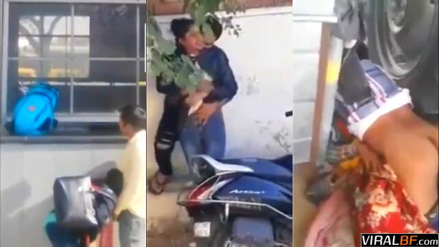 Passionate College Teacher Gives Student An Intense Outdoor Blowjob
